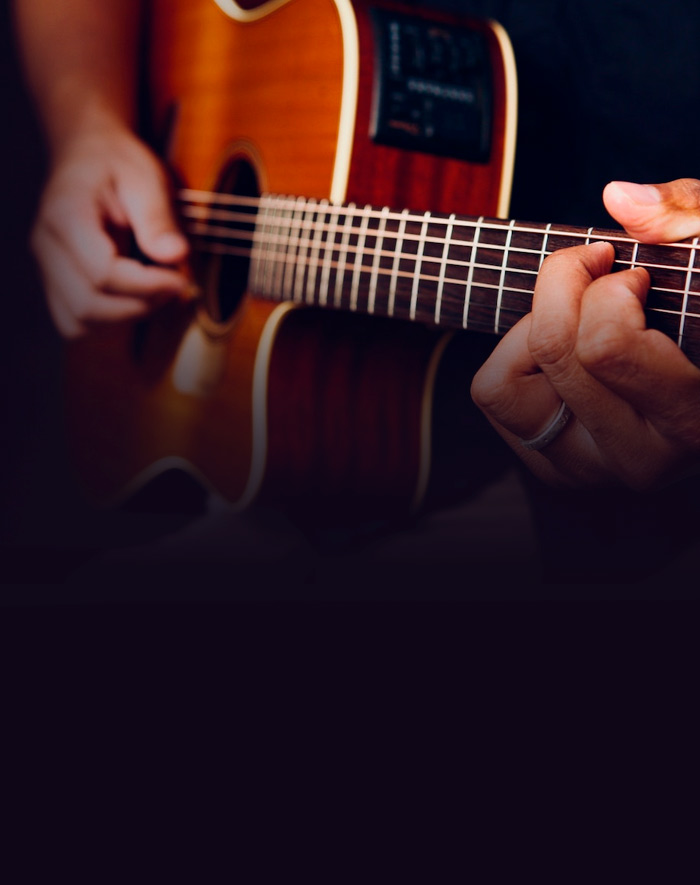 Acústicas escala corta Slide background